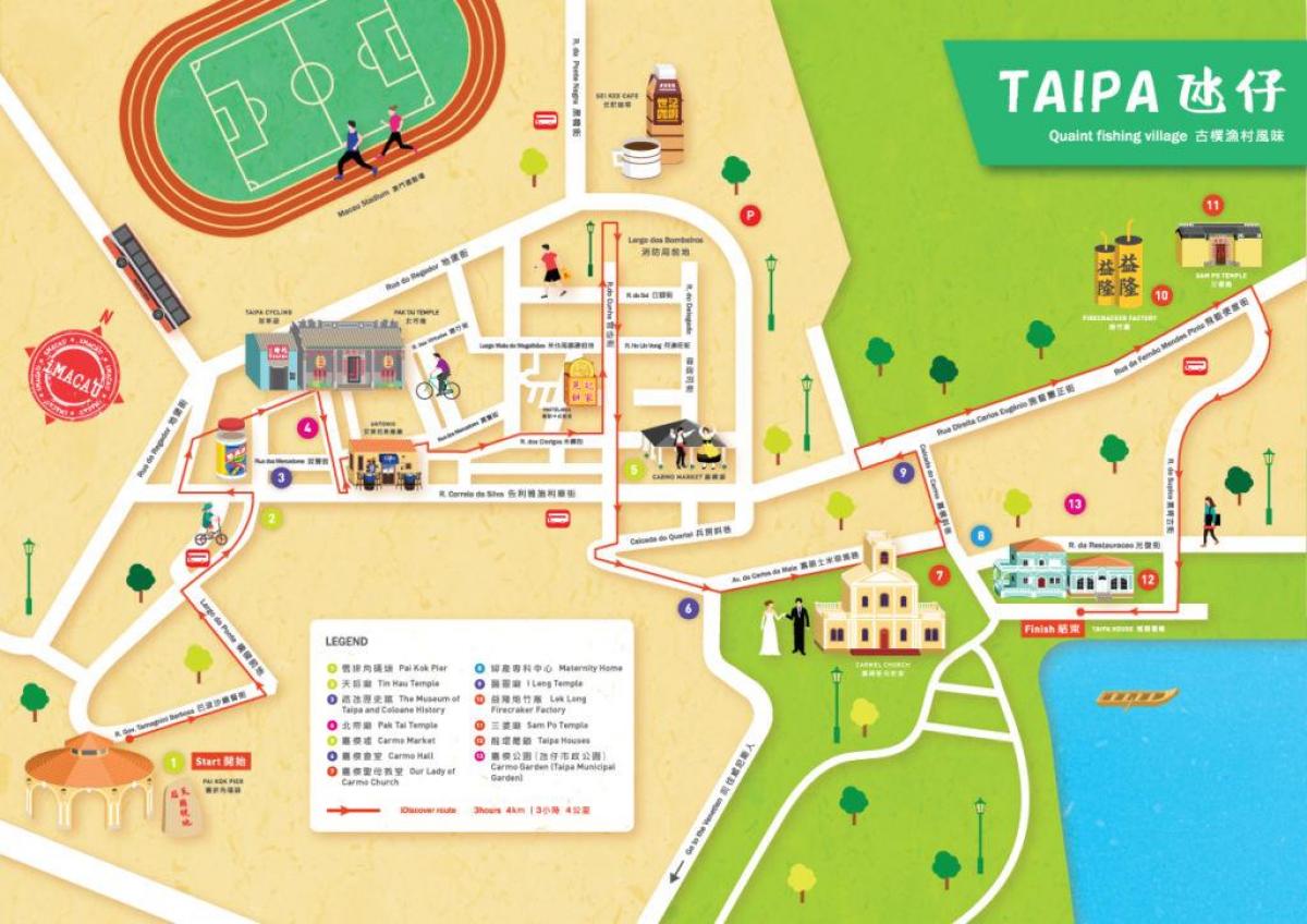 نقشه taipa ایجاد کرد نقشه