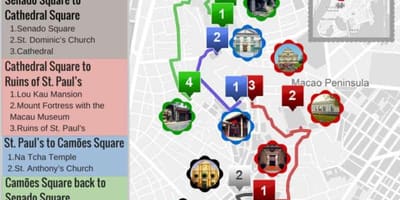 نقشه از خراب کردن سنت پل ماکائو