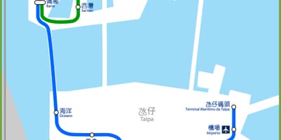 ماکائو mtr نقشه