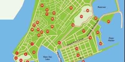 ماکائو نقاط توریستی نقشه